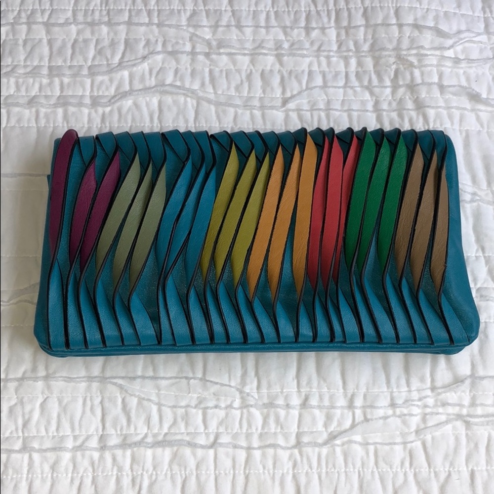 Mellow World rainbow clutch/crossbody